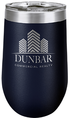 Navy Blue Wine Tumbler
